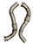 Race Downpipes Down Pipe For BMW S63 X5M X6M F85 F86 X5 X6 M