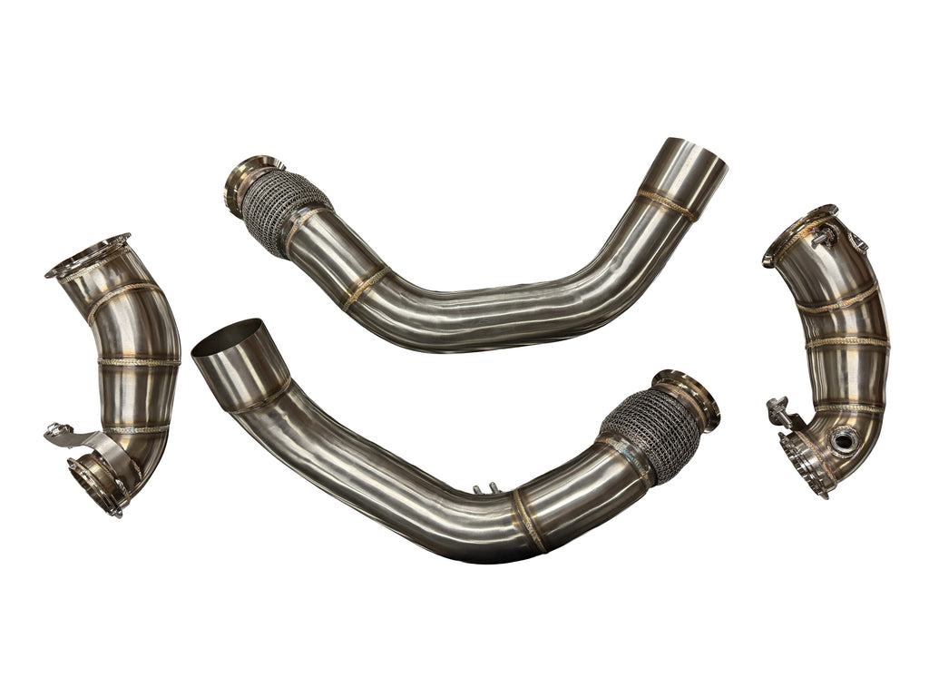 BMW F90 M5 F91 F92 F93 M8 2018+ S63M S63R S63 4.4 Downpipe & Midpipe