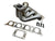Audi Skoda VW 1.8T 20V A4 B5 B6 Longitudinal Mounted Stainless Steel Tubular Manifold 44mm