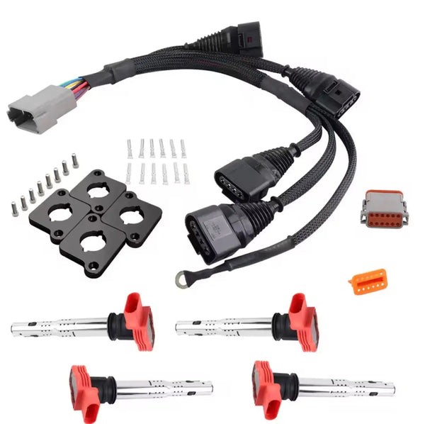Audi VW 1.8T to 2.0T FSI Coil Conversion | JackSpania Racing