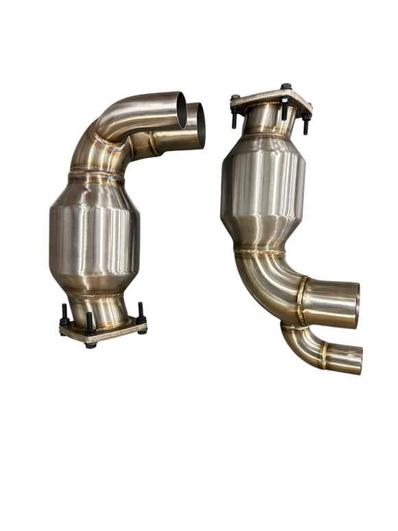 Porsche 991.2 Carrera with PSE Sport Exhaust Cat Bypass Pipes 2017-2019
