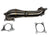 JackSpania Racing high flow exhaust downpipe for Honda Civic Type R FK8, FL5, and Integra Type S DE5, showing polished metal piping.