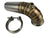 3" 3 Inch Downpipe Down Pipe Garrett V Band Turbo 90 Degree Exhaust Flange O2 Bung