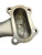 High-flow performance downpipe for 2013-2017 Honda Accord K24 2.4L from JackSpania Racing, showing polished metal exhaust component.