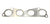 JackSpania Racing B D H K Series stainless steel Honda Acura exhaust manifold gasket, dual 304 SS engine part, durable and precision-made.