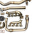 Heavy-duty JackSpania Racing turbo kit for 1999-2013 Chevy Silverado and GMC Sierra LS T4 hot side single turbo setup.