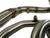 BMW E46 M3 S54 3.2L exhaust manifold header by JackSpania Racing, showing metallic construction and bolt connection points.