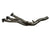 BMW E46 M3 S54 3.2L exhaust manifold header by JackSpania Racing, showing the metal construction and mounting flange.