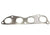 Stainless steel Honda Acura exhaust manifold gasket from JackSpania Racing B D H K Series, dual 304 stainless steel engine part