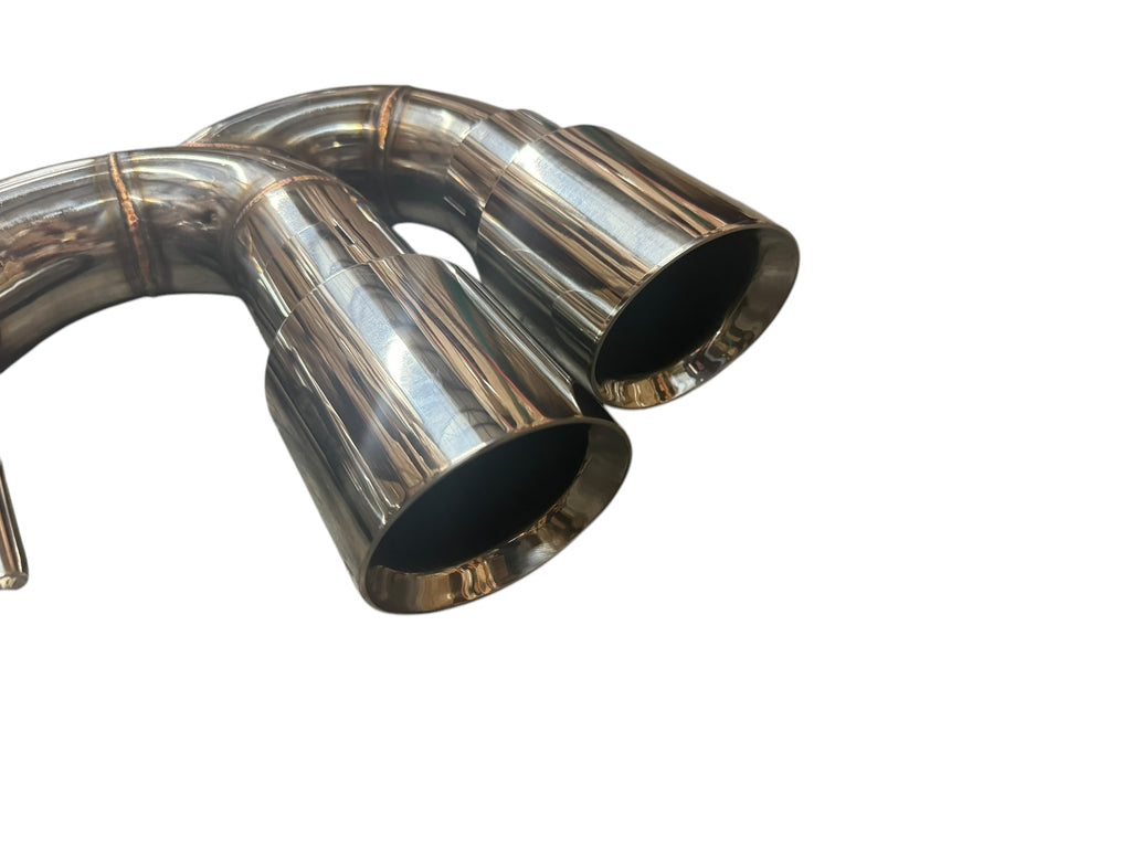 Exhaust for Chevrolet Corvette C8 2020+ Black Tips 6.2L V8 3" Muffler Pipe 2M Catback