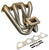 Jack Spania Racing B Series T3 T4 top mount turbo manifold pipe for GSR B16 B18 B20 Civic Si DC2 exhaust part