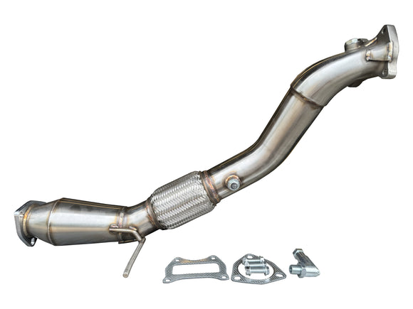 K Series Megaphone Header Downpipe 12-15 Civic Si FG & 13-15 Acura ILX Cast Bellmouth