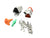 Deutsch DTM male and female mating connector kit with pins and sockets, used for automotive and industrial wiring connections.