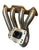 JackSpania Racing B Series T3 T4 top mount turbo manifold for B16 B18 B20 engines, featuring 44mm exhaust ports and sturdy construction.