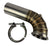 3" 3 Inch Downpipe Down Pipe Garrett V Band Turbo 90 Degree Exhaust Flange O2 Bung
