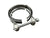 Jack Spania Racing wastegate V-band clamp kit with 38mm and 44mm parts, bolts, nuts, and seals for TiAL MVS/MVR engines.