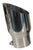 Set of four 114mm quad stainless steel exhaust tips by JackSpania Racing, showcasing polished chrome finish and sleek design.