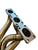 Exhaust headers for BMW E46, E39, Z3 2.5L and 3.0L M52 engines by JackSpania Racing, showing polished metal headers in the image.