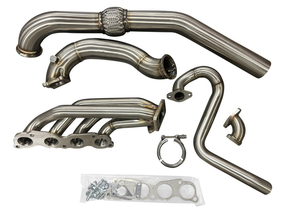 K Series K20 06-11 Civic Si Turbo Manifold T3 Downpipe 2 Bolt Dumptube 2.5