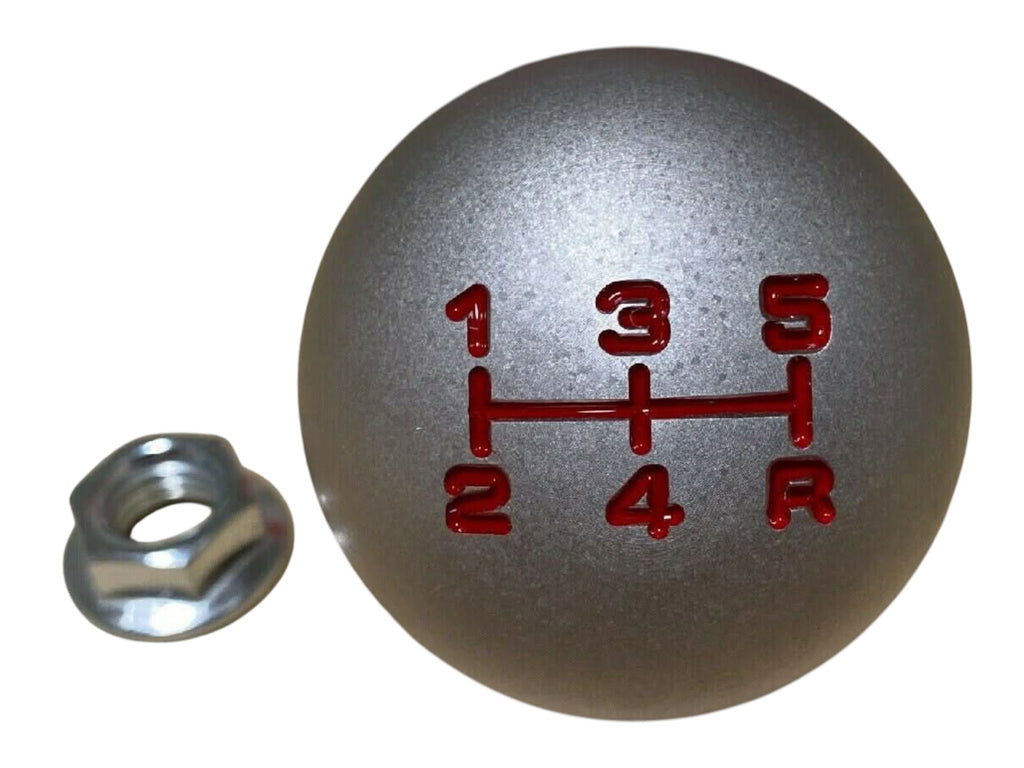 Jack Spania Racing 5-speed Type R shift knob for Honda Acura Civic Si interior, OEM solid metal with M10 x 1.5 threading.