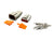 Deutsch DTM male and female mating connector kit with pins and sockets, designed for secure electrical connections by JackSpania Racing