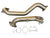 High flow race downpipe for 2006-2015 Honda Civic 1.8L R18A, compatible with JackSpania Racing exhaust parts.