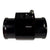 Universal black coolant temperature sensor hose adapter for engine parts, compatible with Jack Spania Racing vehicles.