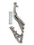 Exhaust headers for BMW E46 99-00 323/328, E39 528/525, Z3 2.5/3.0 96-01 by JackSpania Racing, showing metal construction.