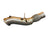BMW B48 catless performance downpipe by JackSpania Racing, showing the shiny, stainless steel exhaust component for 220i, 330i, 420i, 430i, X1, X2, Z4