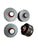 Billet aluminum car jack lifting pads adapter for Tesla Model 3, S, X, Y by Jack Spania Racing, low profile exterior tool.