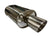Dual Wall Universal Short Tip 3 Inch Muffler Oval 3" Inlet 3.5" Outlet Polished
Success
