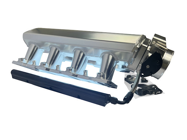 LS Low Profile Metal Fabricated Intake Manifold DBC LS1 LS2 LS6 92mm 1 ...