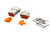 Deutsch DTM male and female mating connector kit with pins and sockets, suitable for automotive or racing wiring applications.