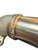 High-flow performance downpipe for 2013-2017 Honda Accord K24 9th Gen 2.4L by JackSpania Racing, showing the shiny metal pipe with mounting points.