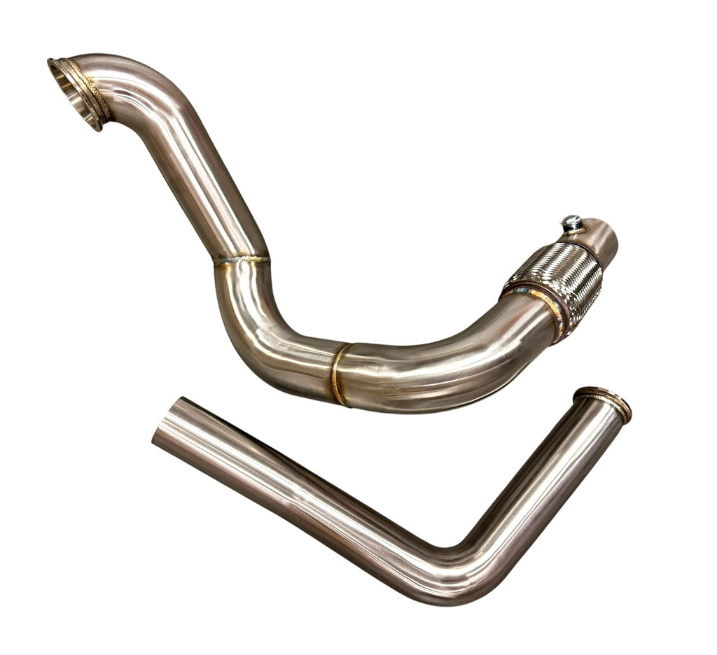 JackSpania Racing K Series Swap turbo manifold with 3-inch downpipe and 60mm wastegate for K20 and K24 engines, T3/T4 flange.