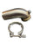 3" 3 Inch Downpipe Down Pipe Garrett V Band Turbo 90 Degree Exhaust Flange O2 Bung