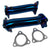 2020+ Chevrolet Corvette C8 high flow sport cats catalytic converter downpipes by JackSpania Racing, 3-inch exhaust parts.