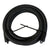 Black braided nylon fuel hose, 8AN 5/8 inch, 6-foot length from JackSpania Racing, suitable for automotive fuel systems.