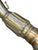 High-Flow Non Catted Downpipe for MINI Cooper S F54 F55 F56 & BMW X1 X2 B46 Turbo