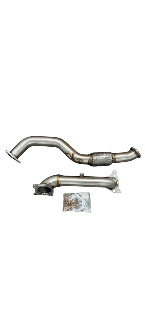JackSpania Racing front down pipe upgrade kit for Honda Civic 1.5T Turbo 2016-2022, 2.5-inch catless exhaust part