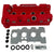 Cast magnesium vented valve cover baffle for Honda Acura K20 K24 engines, AN10 fitting, by JackSpania Racing.