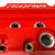 JackSpania Racing cast magnesium K Series vented valve cover baffle for Honda Acura K20 K24 engines, with AN10 fittings.