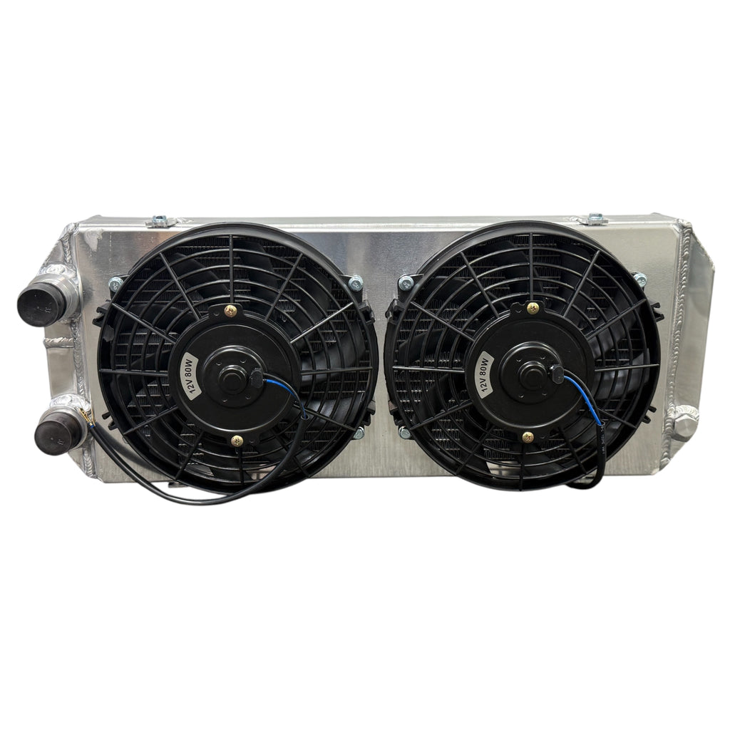 Full Size Tucked Radiator For Honda Acura B Series K Series 16AN Shroud