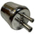 JackSpania Racing billet aluminum power steering tank reservoir with cap and universal bracket for suspension upgrades.