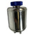 JackSpania Racing billet aluminum power steering tank reservoir with cap and universal bracket, bolt-on suspension part.