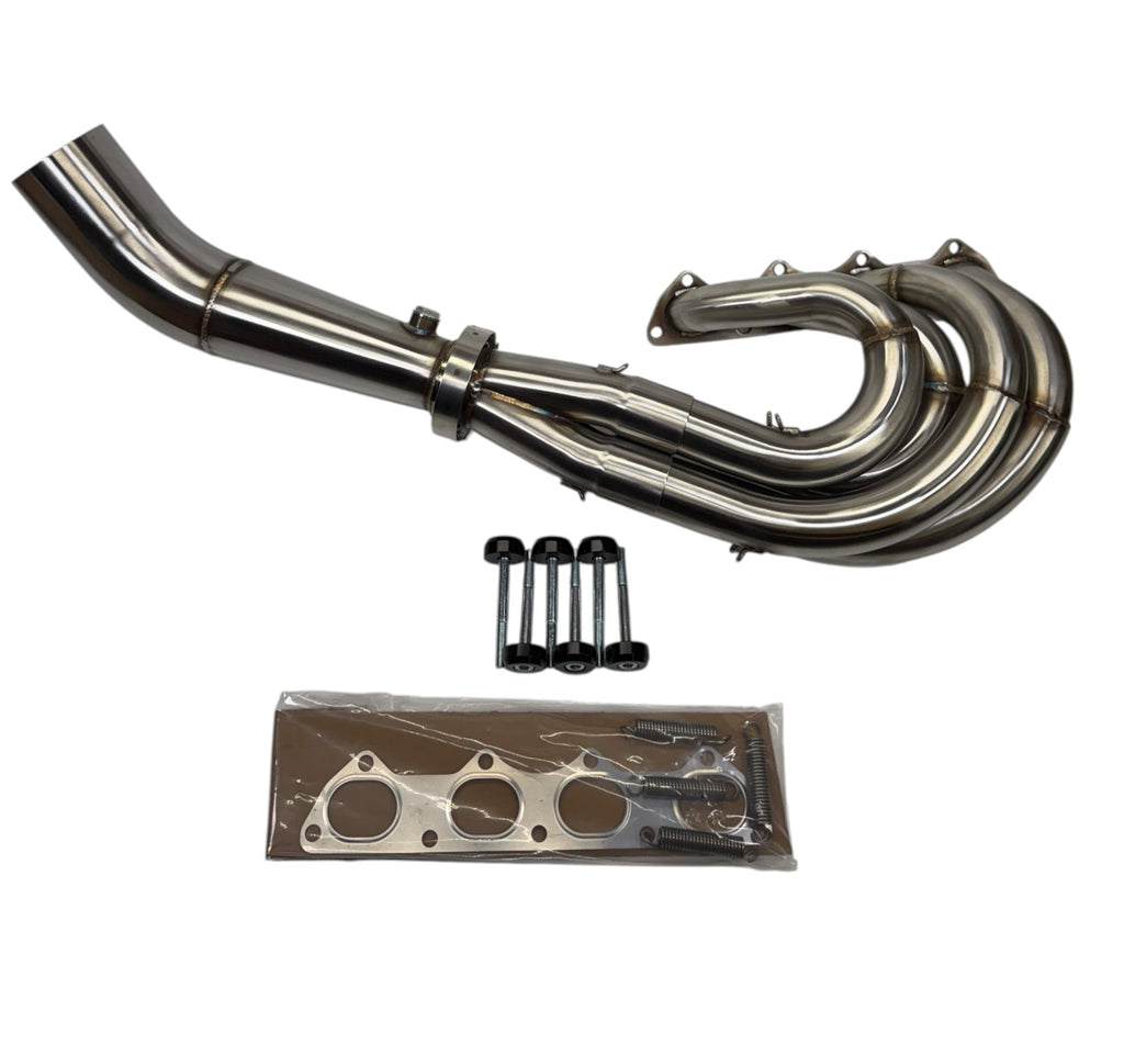 JackSpania Racing B Series V2 hood exit megaphone race header exhaust component