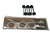 JackSpania Racing B Series V2 hood exit megaphone race header with polished metal exhaust tubing