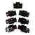 Black water hose coolant temperature sensor adapter for engine sensors, compatible with Jack Spania Racing vehicles.