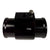 Black water hose coolant temperature sensor adapter for engine sensors, compatible with Jack Spania Racing vehicles.