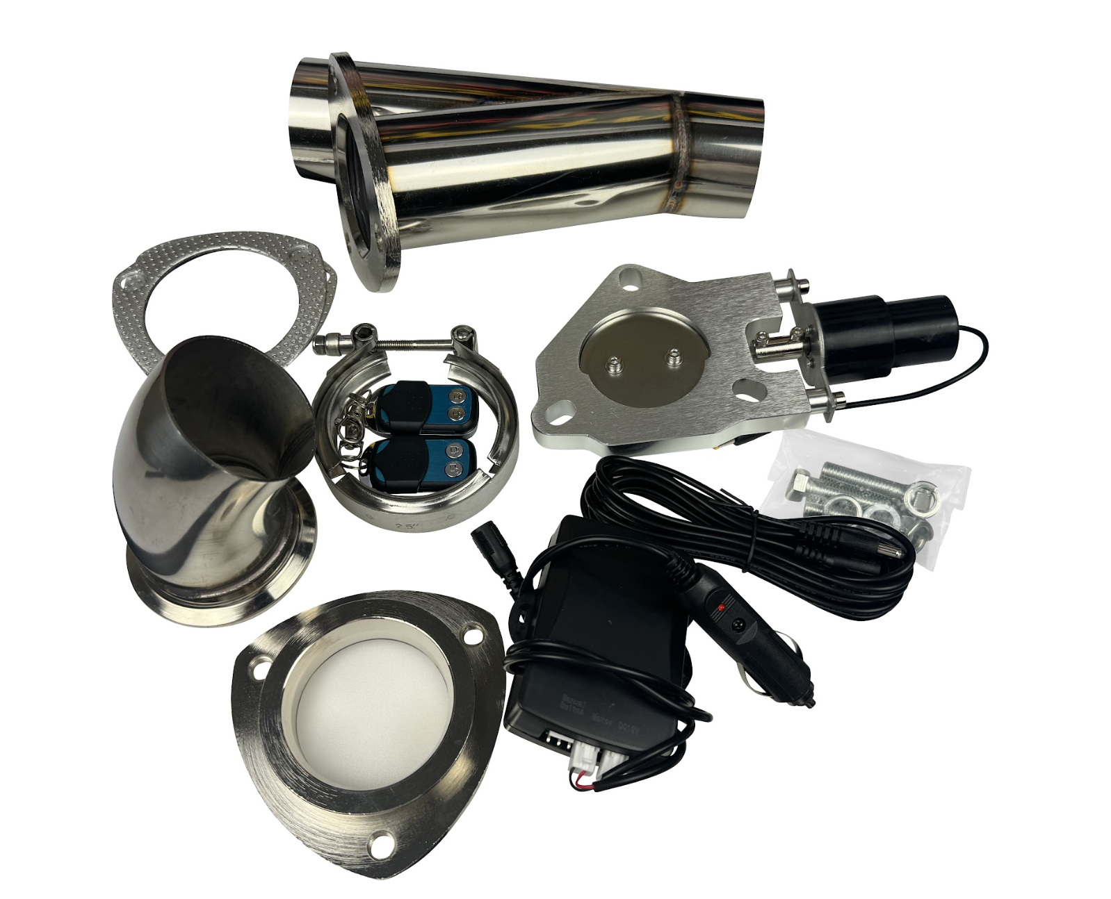 thumbnail image 2 of Exhaust Valve 3 Inch Electric Valvetronic Exhaust Cutout With Muffler Kit, Cat-Back Systems - Canada With Remote 2 of 11